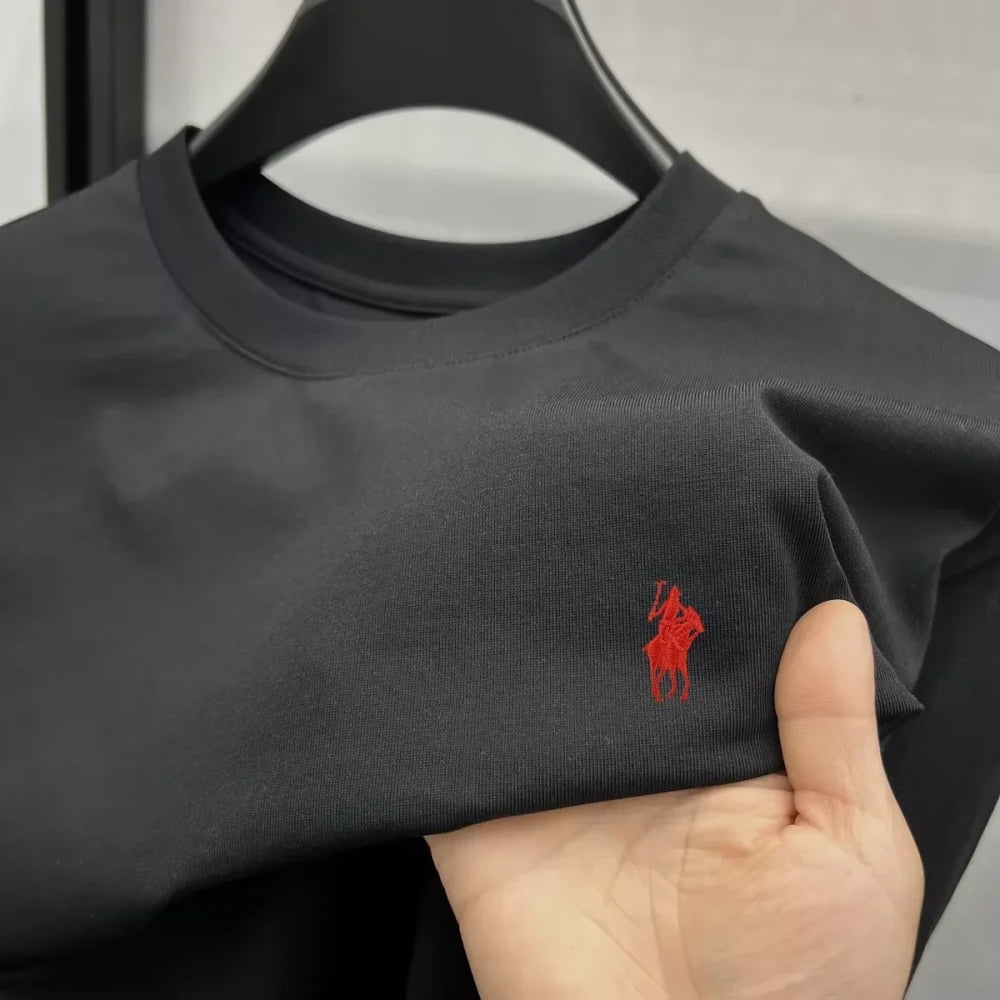 Breathable Cotton Short Sleeve Men T Shirt