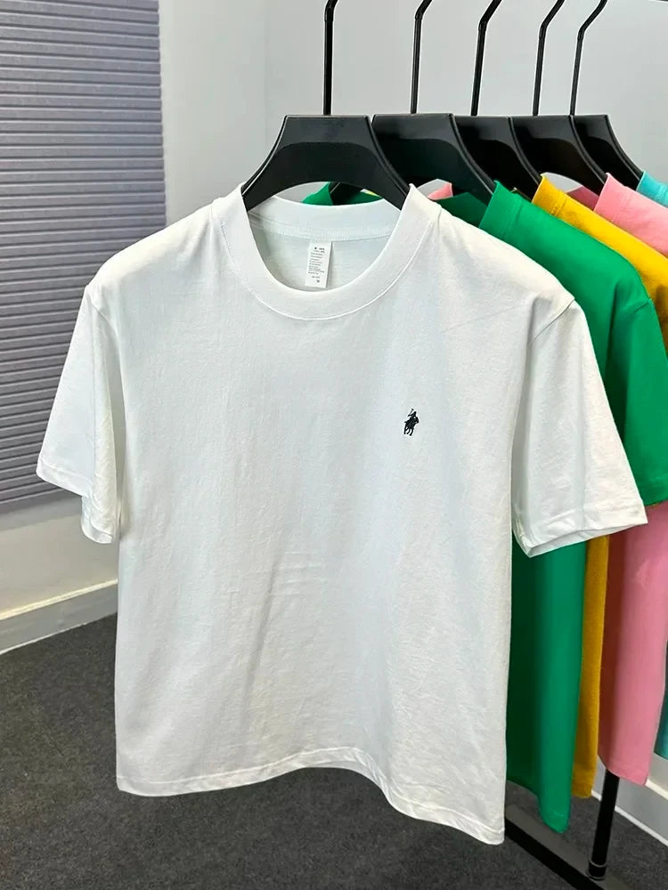 Breathable Cotton Short Sleeve Men T Shirt