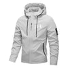 Mens Hooded Windbreaker Jacket