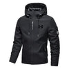 Mens Hooded Windbreaker Jacket
