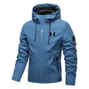 Mens Hooded Windbreaker Jacket