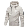 Mens Hooded Windbreaker Jacket