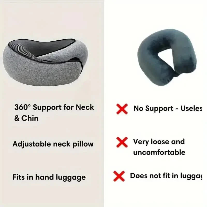 Snail Style Memory Foam Travel Neck Pillow